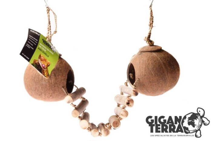 GIGANTERRA Natural Double Hanging Coconut Hide